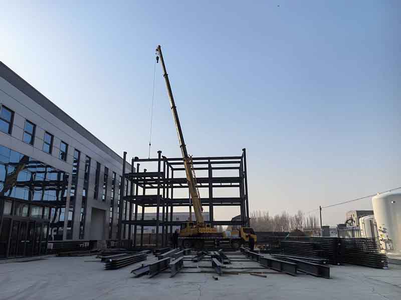 Hoe het stalen structuurraamwerk van nr. 2# kantoorgebouw wordt zo snel gebouwd?