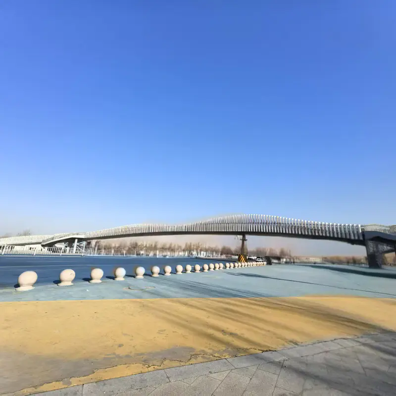 Waarom worden stalen structuren gebruikt voor voetgangersbrug?