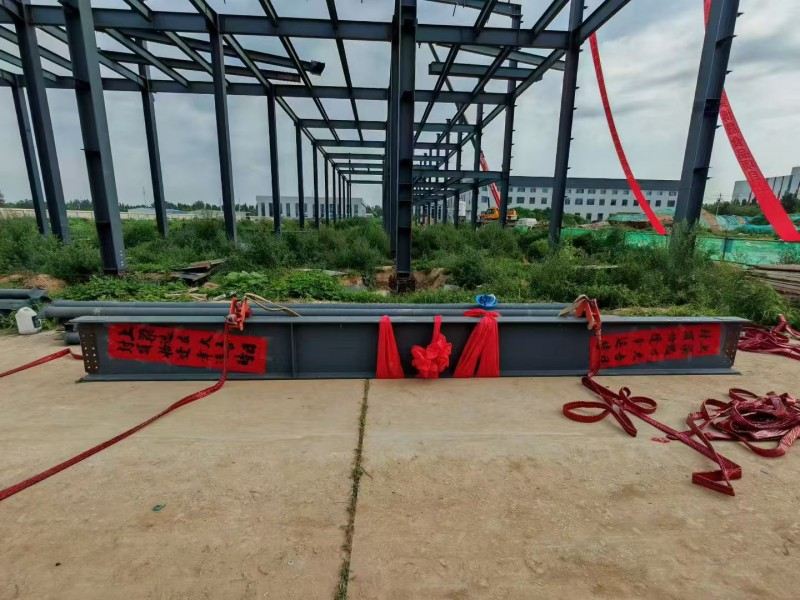 Yongcheng Xingye Steel Structure Company versnelde de bouw van Hebei Bosheng Food Workshop
